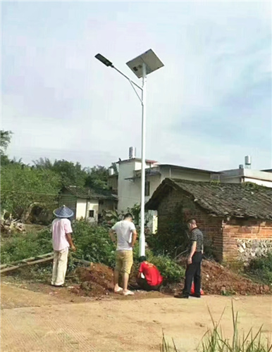 太阳能路灯安装