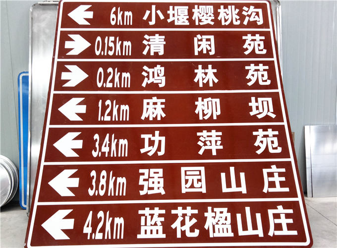 云南旅游景区标识牌